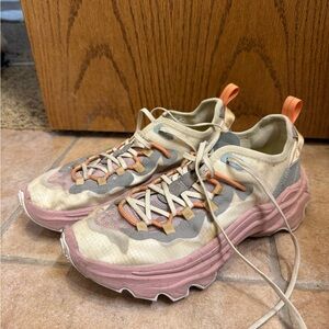 Sorel Women's Sneakers in Pink, Cream, and Orange